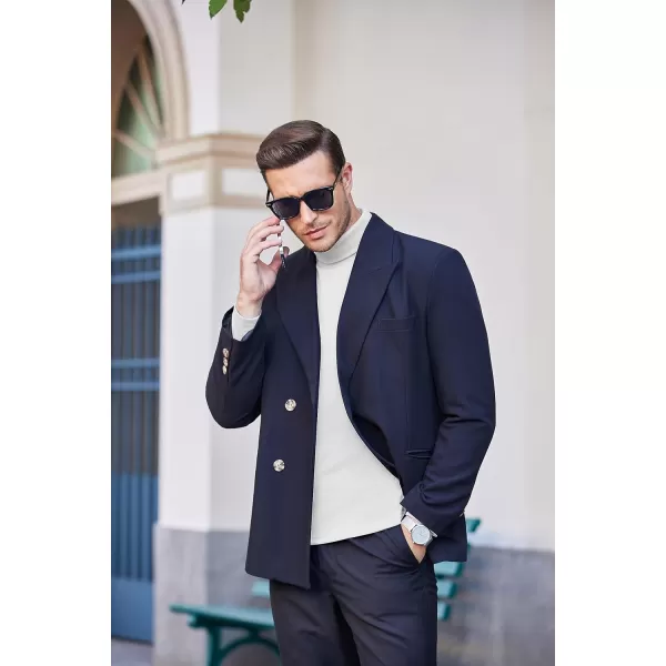COOFANDY Men's Slim Fit Basic Turtleneck T Shirts Casual Knitted Pullover Sweaters