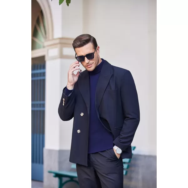 COOFANDY Men's Slim Fit Basic Turtleneck T Shirts Casual Knitted Pullover Sweaters