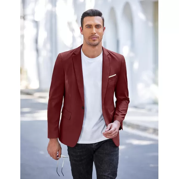 COOFANDY Men's Slim Fit Casual Blazers Lightweight Sport Coats One Button Suit Jackets