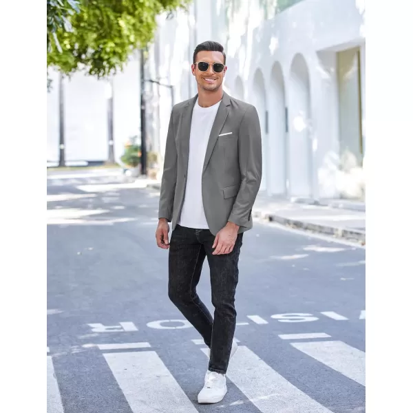 COOFANDY Men's Slim Fit Casual Blazers Lightweight Sport Coats One Button Suit Jackets