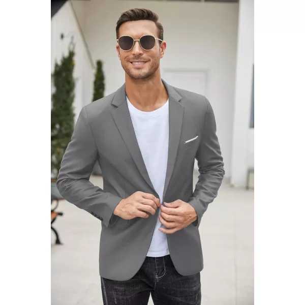 COOFANDY Men's Slim Fit Casual Blazers Lightweight Sport Coats One Button Suit Jackets