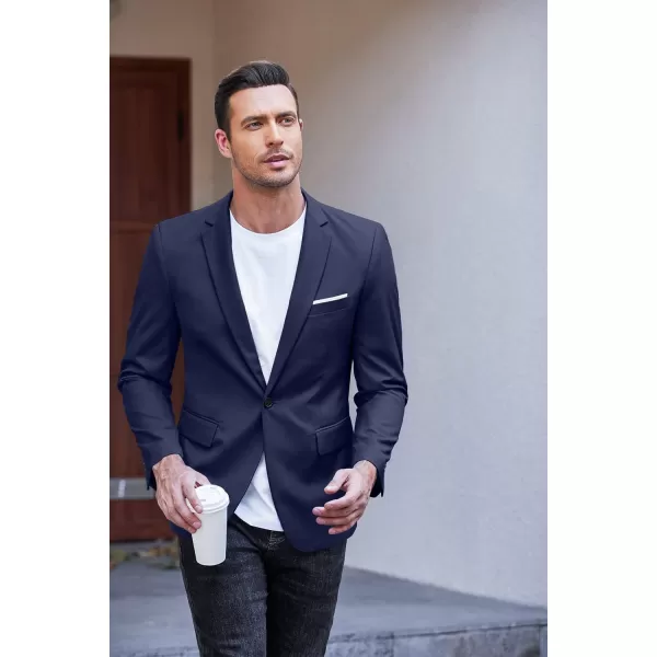 COOFANDY Men's Slim Fit Casual Blazers Lightweight Sport Coats One Button Suit Jackets