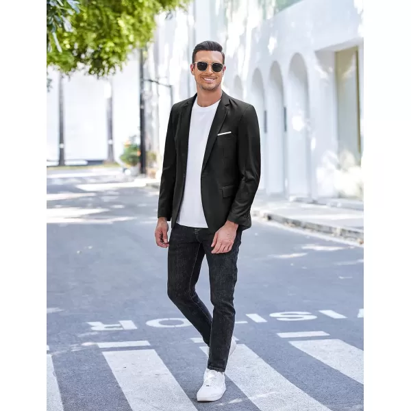 COOFANDY Men's Slim Fit Casual Blazers Lightweight Sport Coats One Button Suit Jackets