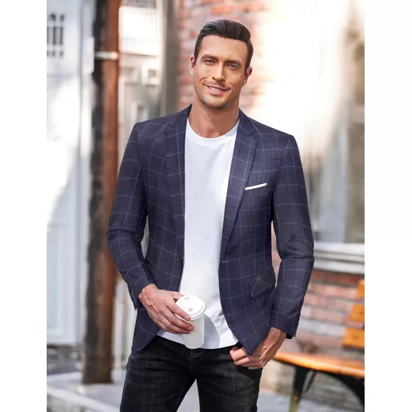 COOFANDY Men's Slim Fit Casual Blazers Lightweight Sport Coats One Button Suit Jackets