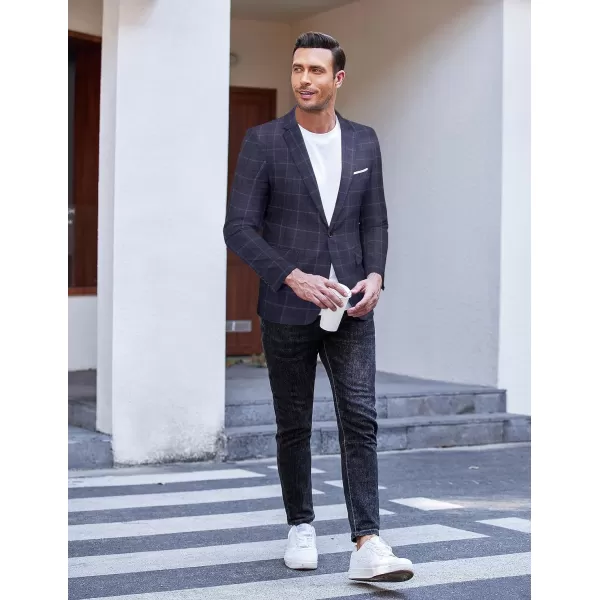 COOFANDY Men's Slim Fit Casual Blazers Lightweight Sport Coats One Button Suit Jackets