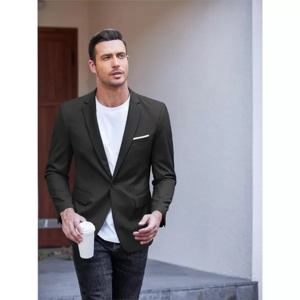 COOFANDY Men's Slim Fit Casual Blazers Lightweight Sport Coats One Button Suit Jackets