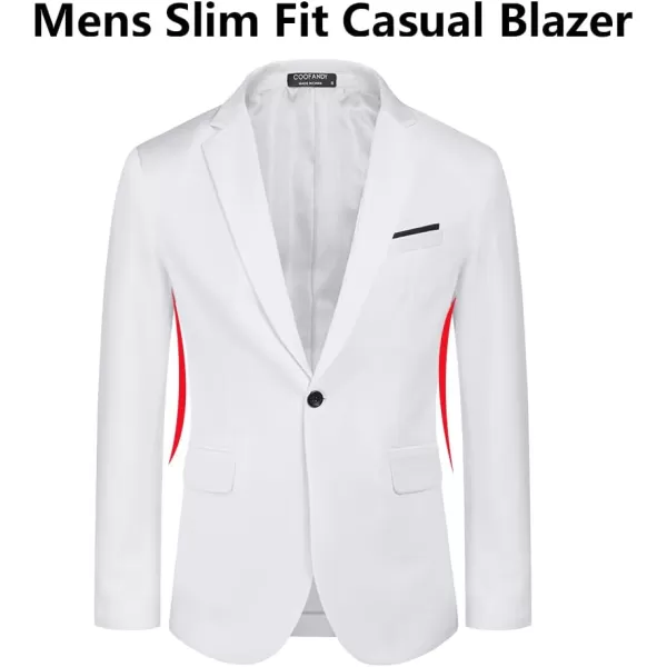 COOFANDY Men's Slim Fit Casual Blazers Lightweight Sport Coats One Button Suit Jackets