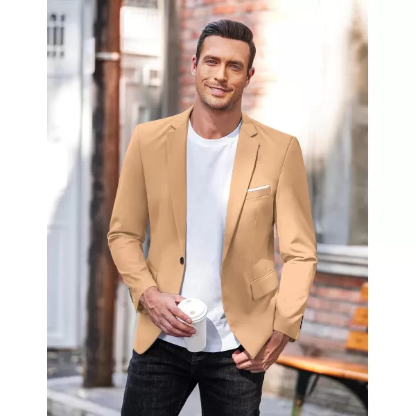 COOFANDY Men's Slim Fit Casual Blazers Lightweight Sport Coats One Button Suit Jackets