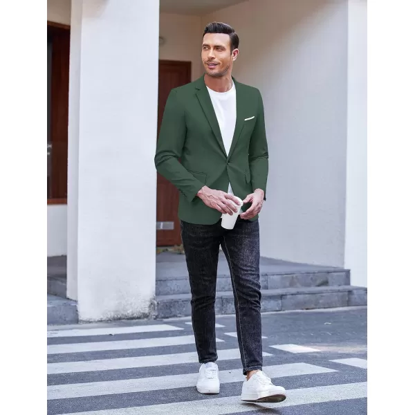 COOFANDY Men's Slim Fit Casual Blazers Lightweight Sport Coats One Button Suit Jackets