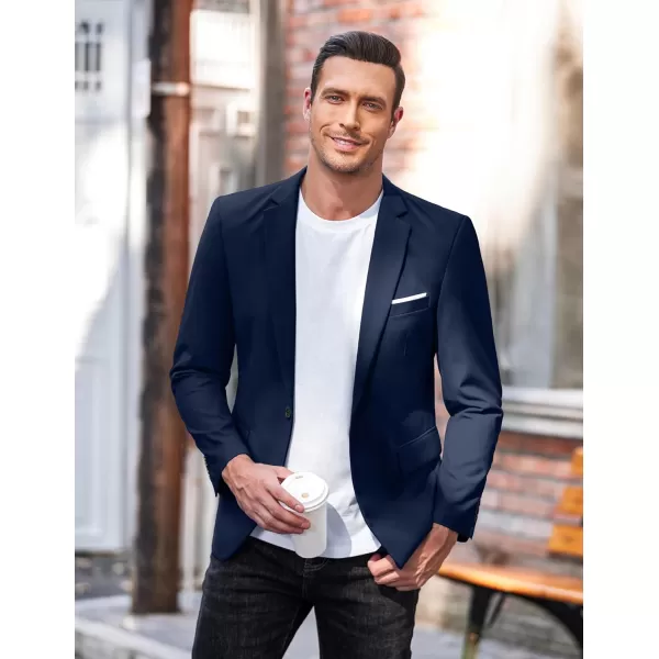 COOFANDY Men's Slim Fit Casual Blazers Lightweight Sport Coats One Button Suit Jackets
