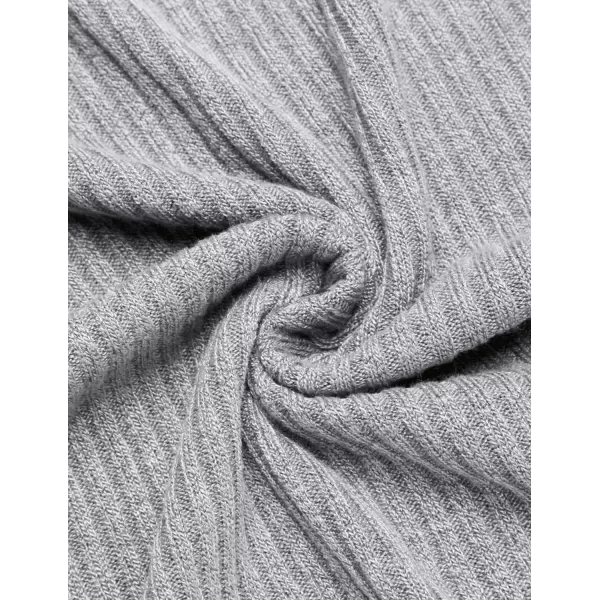 COOFANDY Men's Stretch Muscle Tshirts Long Sleeve Knit Tees Casual Slim Fit Polo Shirts
