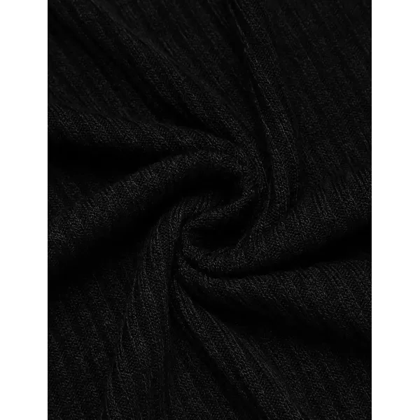COOFANDY Men's Stretch Muscle Tshirts Long Sleeve Knit Tees Casual Slim Fit Polo Shirts