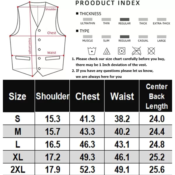 COOFANDY Men's Suede Leather Vest Layered Style Dress Vest Waistcoat