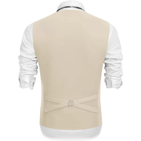 COOFANDY Mens Suit Vest Formal Dress Vest Slim Fit Buesiness Wedding Waistcoat