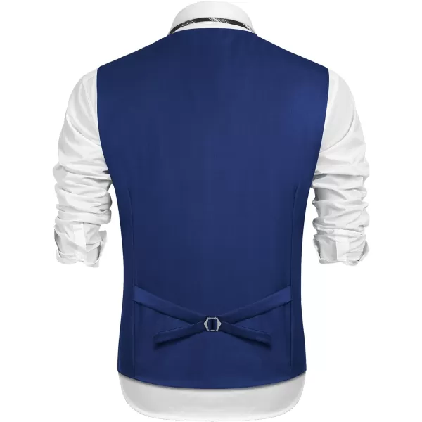 COOFANDY Mens Suit Vest Formal Dress Vest Slim Fit Buesiness Wedding Waistcoat