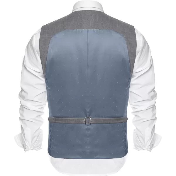 COOFANDY Men's Suit Vest Slim Fit Double Breasted Dress Vest Casual Business Formal Waistcoat