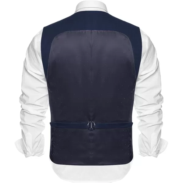 COOFANDY Men's Suit Vest Slim Fit Double Breasted Dress Vest Casual Business Formal Waistcoat