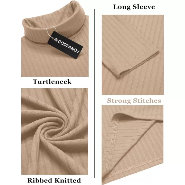 COOFANDY Men's Turtleneck Sweater