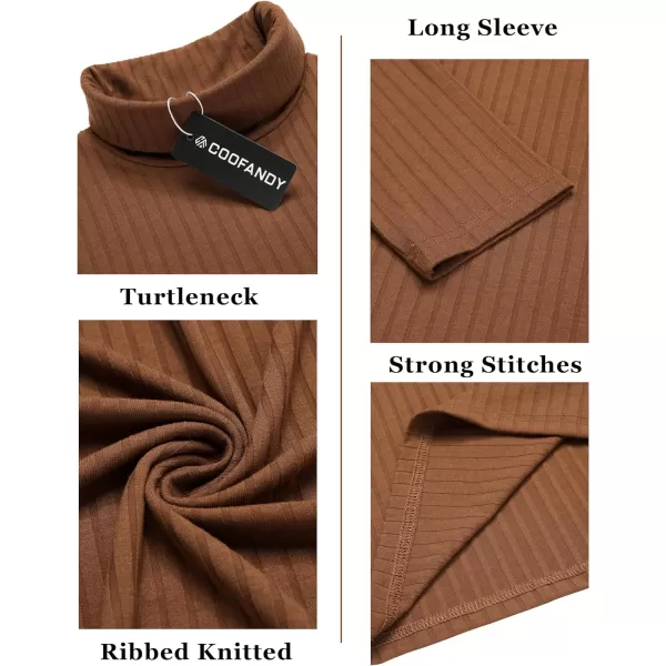 COOFANDY Men's Turtleneck Sweater