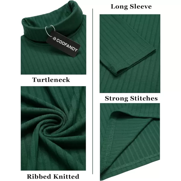 COOFANDY Men's Turtleneck Sweater