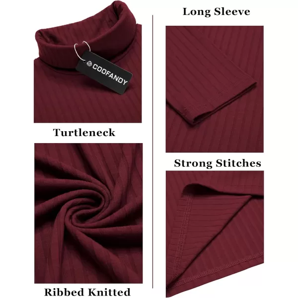 COOFANDY Men's Turtleneck Sweater