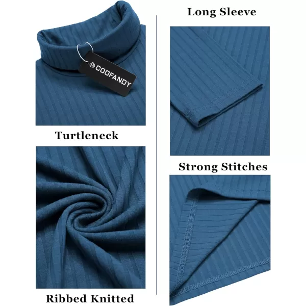 COOFANDY Men's Turtleneck Sweater