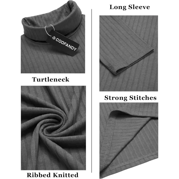 COOFANDY Men's Turtleneck Sweater