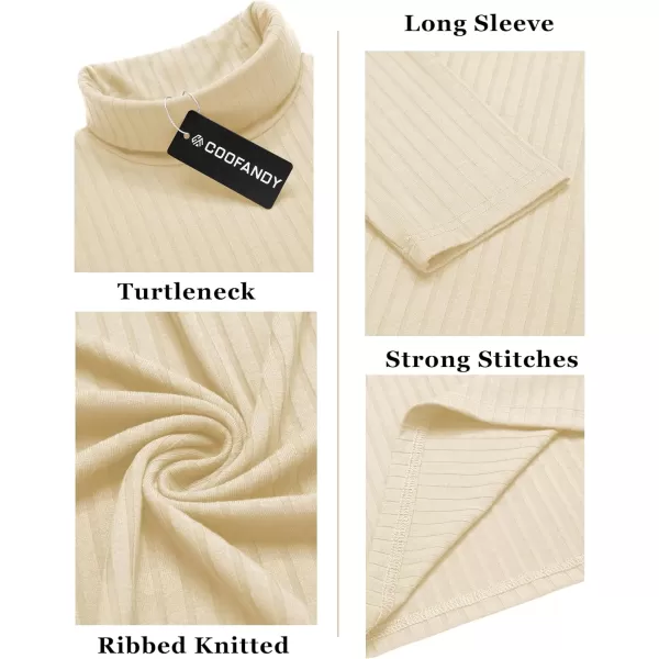COOFANDY Men's Turtleneck Sweater