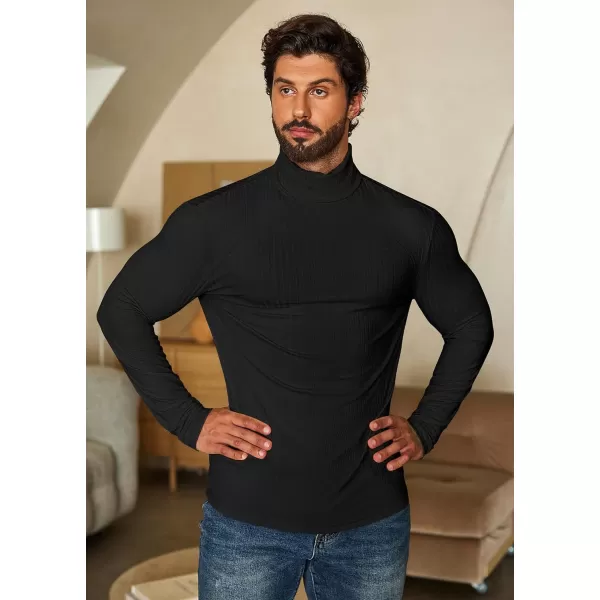COOFANDY Men's Turtleneck Sweater
