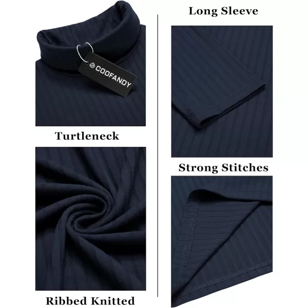 COOFANDY Men's Turtleneck Sweater