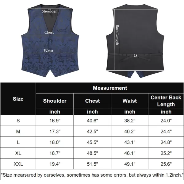 COOFANDY Men's Vest Tie Set 3PC Paisley Floral Jacquard Waistcoat and Necktie Pocket Square Vests for Suit Tuxedo Wedding