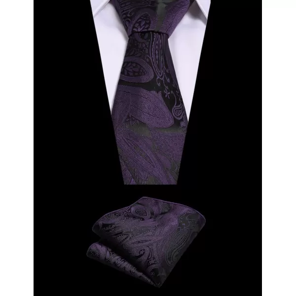 COOFANDY Men's Vest Tie Set 3PC Paisley Floral Jacquard Waistcoat and Necktie Pocket Square Vests for Suit Tuxedo Wedding