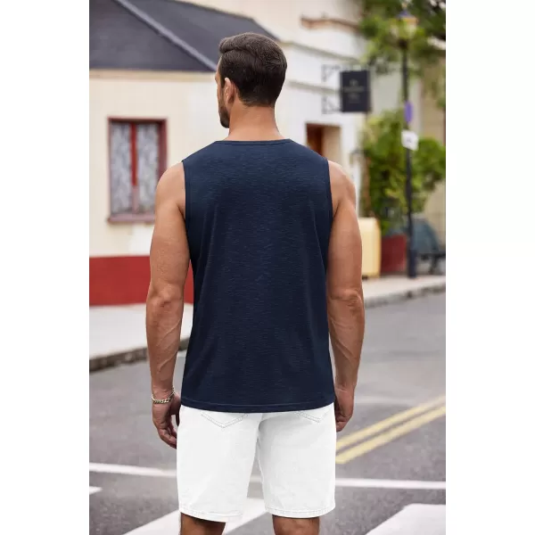 COOFANDY Men's Workout Tank Top 2 Pack Casual Soft Sleeveless Gym Muscle Shirts Bodybuilding Tee