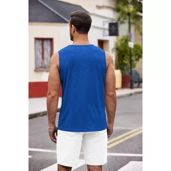 COOFANDY Men's Workout Tank Top 2 Pack Casual Soft Sleeveless Gym Muscle Shirts Bodybuilding Tee