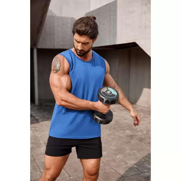 COOFANDY Men's Workout Tank Top 2 Pack Casual Soft Sleeveless Gym Muscle Shirts Bodybuilding Tee