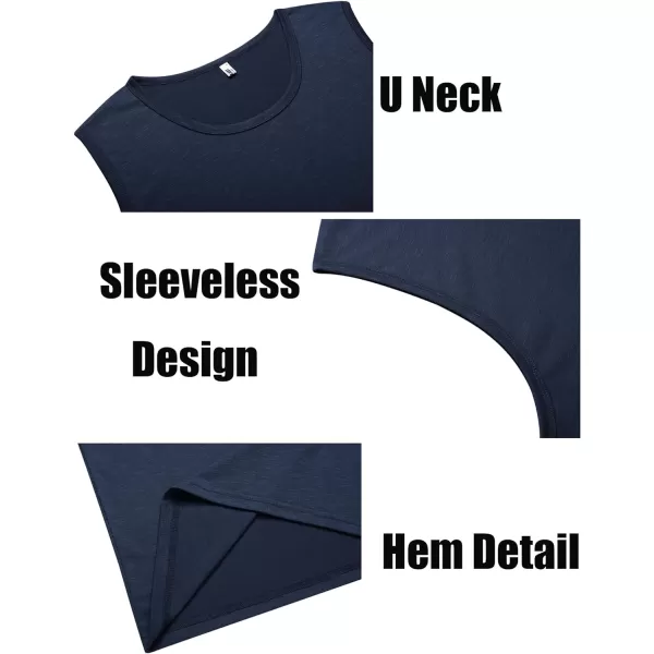 COOFANDY Men's Workout Tank Top 2 Pack Casual Soft Sleeveless Gym Muscle Shirts Bodybuilding Tee