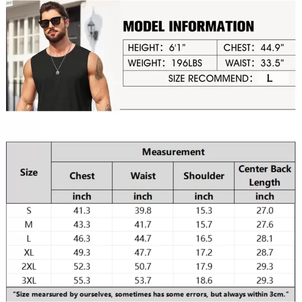 COOFANDY Men's Workout Tank Tops Sleeveless Gym Muscle Tee Shirts 2 Pack Casual Breathable Waffle Knit Tanks