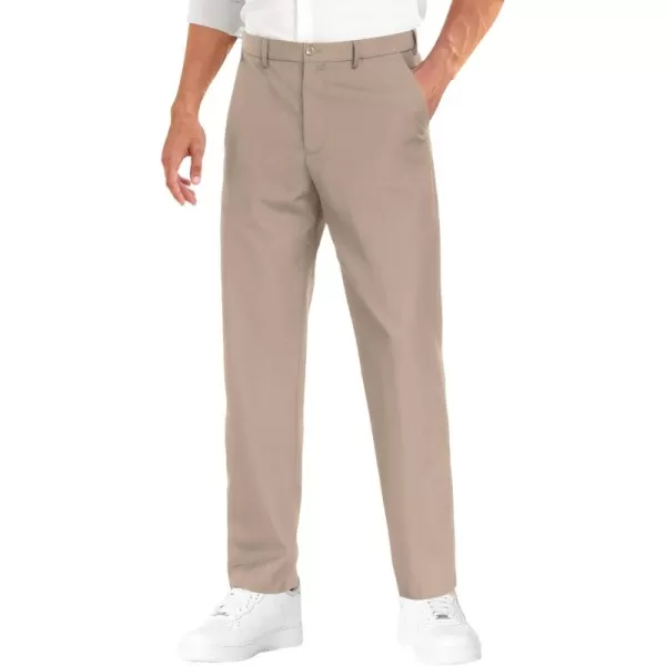 COOFANDY Men Classic Fit Dress Pant Casual Wrinkle Flat Front Pant Stretch Suit Pant