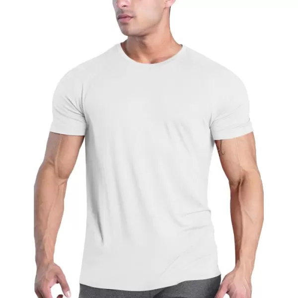 COOFANDY Men's 3 Pack Workout T Shirts Short Sleeve Gym Bodybuilding Muscle Shirts Base Layer Fitness Tee Tops