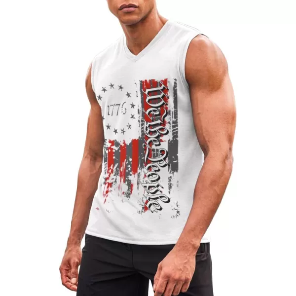 COOFANDY Men's 3 Pack Workout Tank Tops Gym Sleeveless Shirts V Neck Bodybuilding Muscle Tee Shirt)
