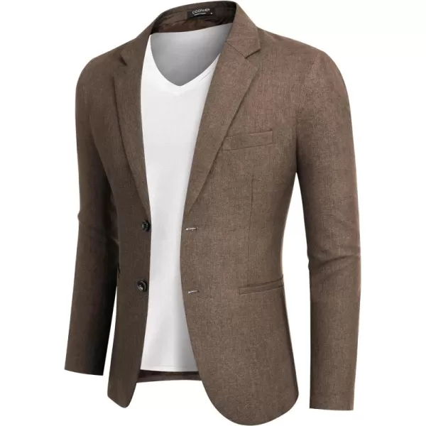 COOFANDY Men's Blazer Casual Slim Fit Sport Coats Two Button Lightweight Suit Jacket