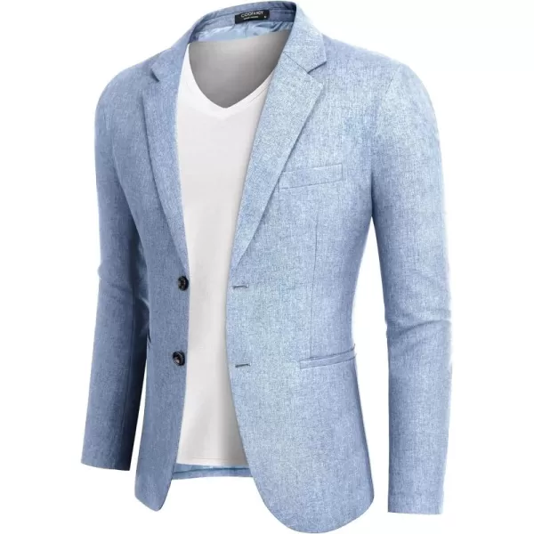 COOFANDY Men's Blazer Casual Slim Fit Sport Coats Two Button Lightweight Suit Jacket