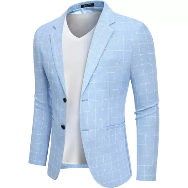 COOFANDY Men's Blazer Casual Slim Fit Sport Coats Two Button Lightweight Suit Jacket