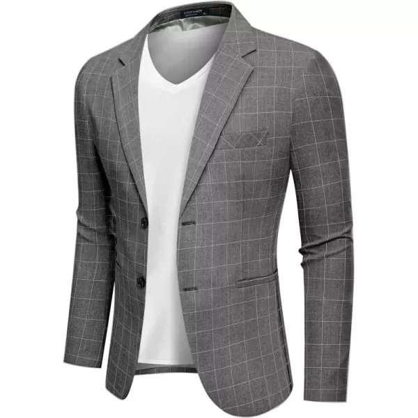 COOFANDY Men's Blazer Casual Slim Fit Sport Coats Two Button Lightweight Suit Jacket