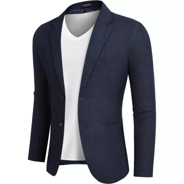 COOFANDY Men's Blazer Casual Slim Fit Sport Coats Two Button Lightweight Suit Jacket