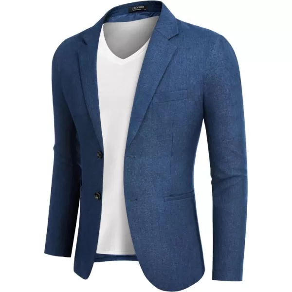 COOFANDY Men's Blazer Casual Slim Fit Sport Coats Two Button Lightweight Suit Jacket