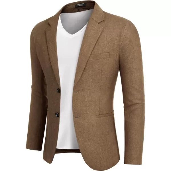 COOFANDY Men's Blazer Casual Slim Fit Sport Coats Two Button Lightweight Suit Jacket