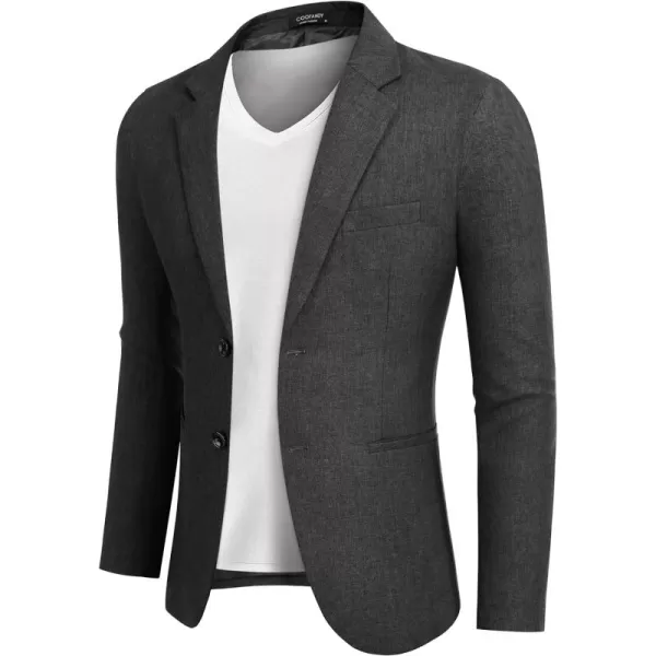 COOFANDY Men's Blazer Casual Slim Fit Sport Coats Two Button Lightweight Suit Jacket