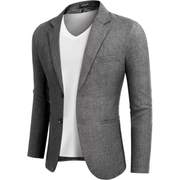 COOFANDY Men's Blazer Casual Slim Fit Sport Coats Two Button Lightweight Suit Jacket