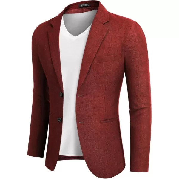 COOFANDY Men's Blazer Casual Slim Fit Sport Coats Two Button Lightweight Suit Jacket